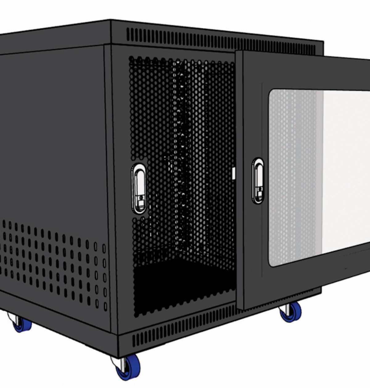 Tủ mạng 10U sâu D500
